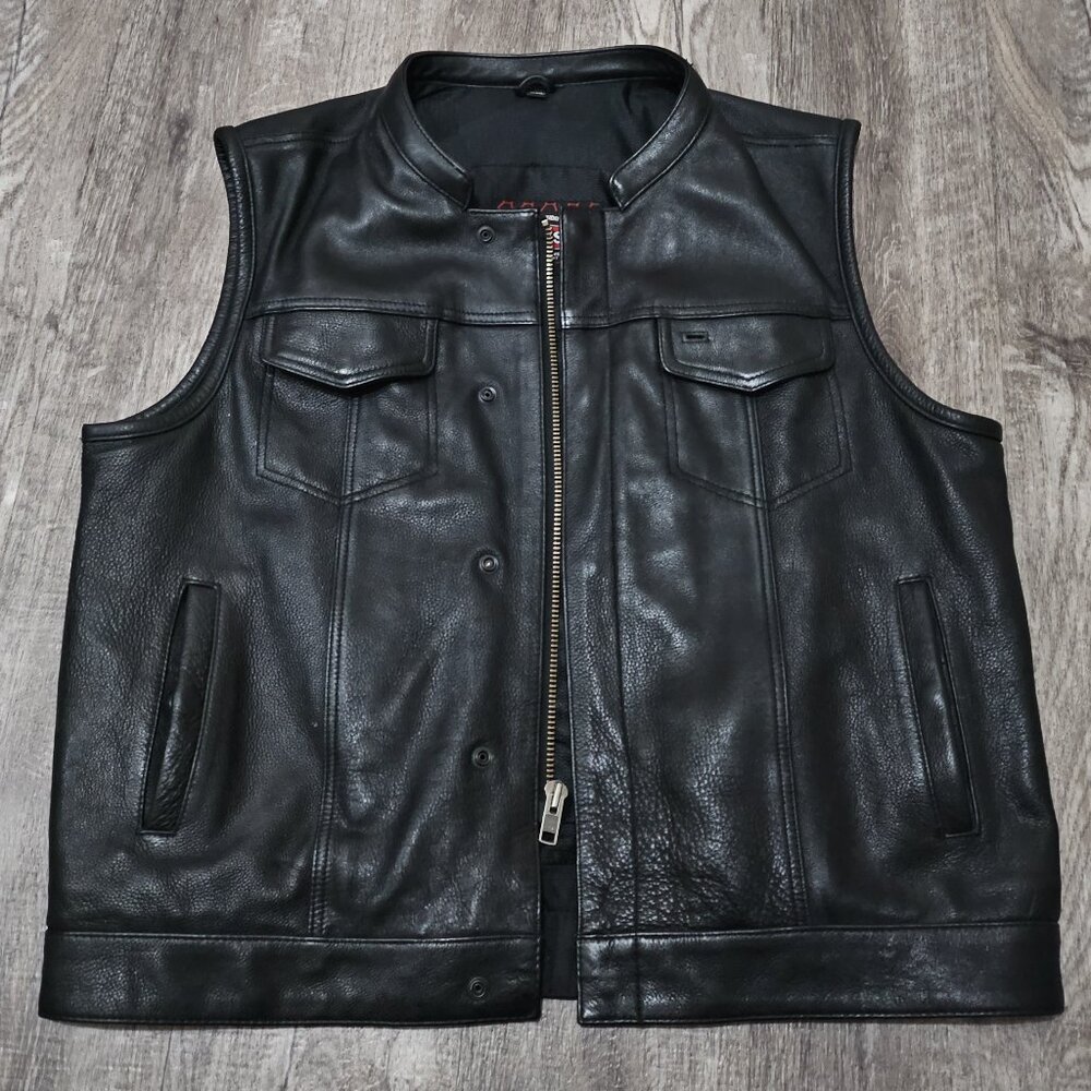 Clubstyle Leather Vest Size XXl